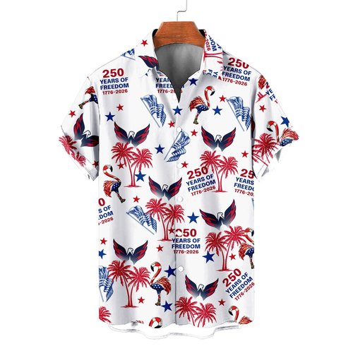 Washington Capitals | Moisture Wicking American Fireworks 250th Hawaiian