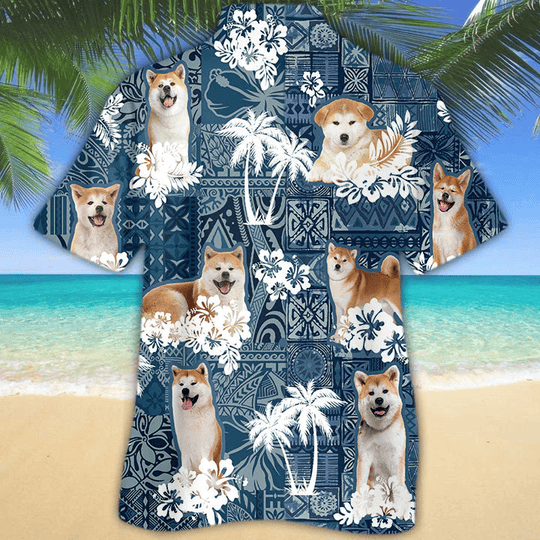 Akita Hawaiian Shirt TD01