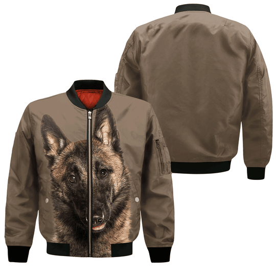 Belgain Malinois - Unisex 3D Graphic Bomber Jacket