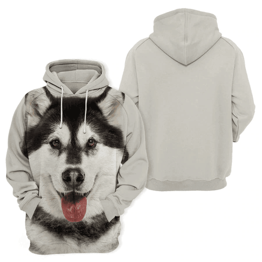 Alaskan Malamute 3 - Unisex 3D Graphic Hoodie