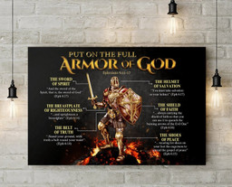 Armor Of God Canvas - Jesus Landscape Canvas - Nama