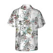 Summer Cycling Pattern Hawaiian Shirt, Tropical Bicycle Shirt, Best Gift For Bikers