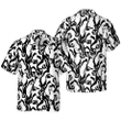 Black And White Penguin Shirt For Men Hawaiian Shirt