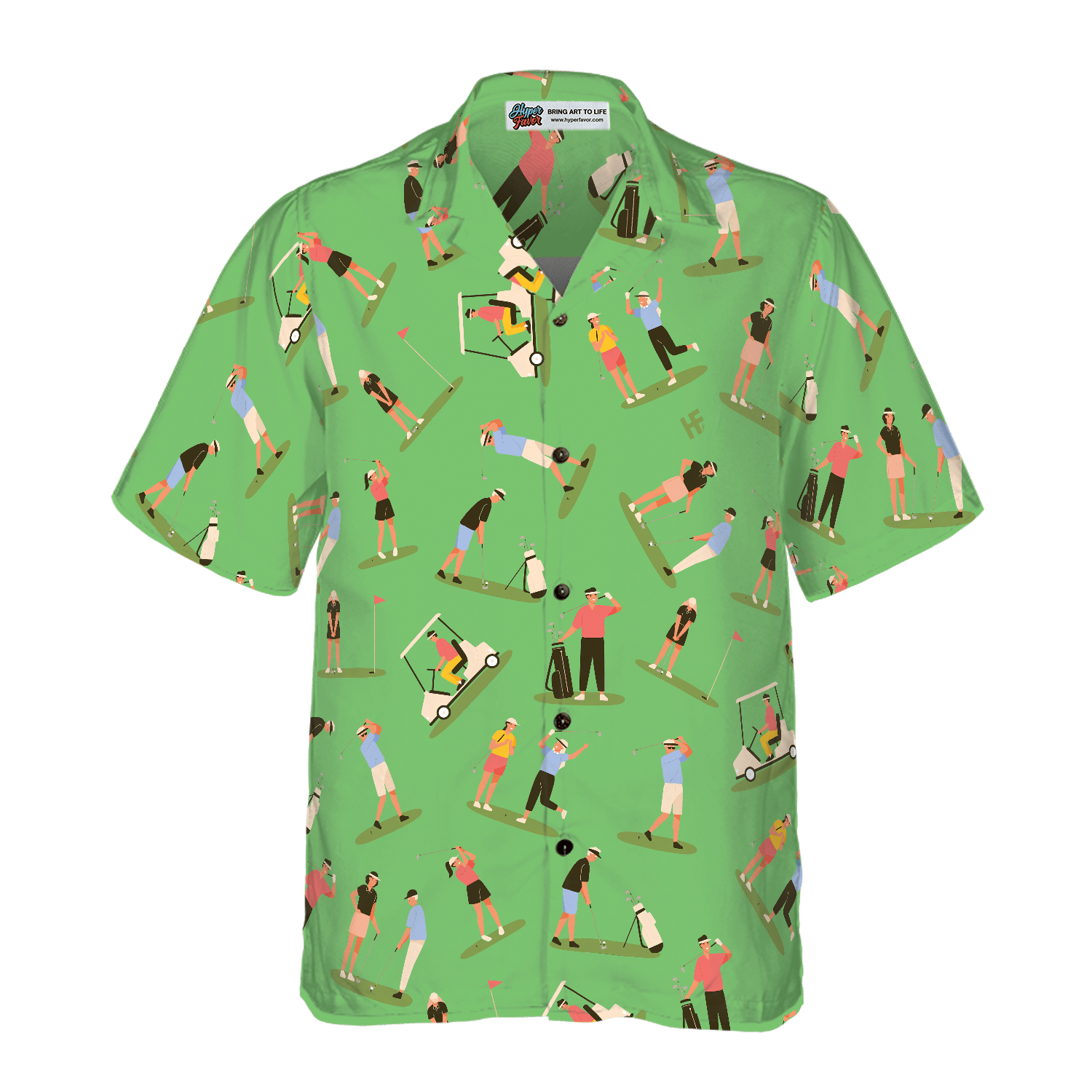Collection Of Golf Players Hawaiian Shirt