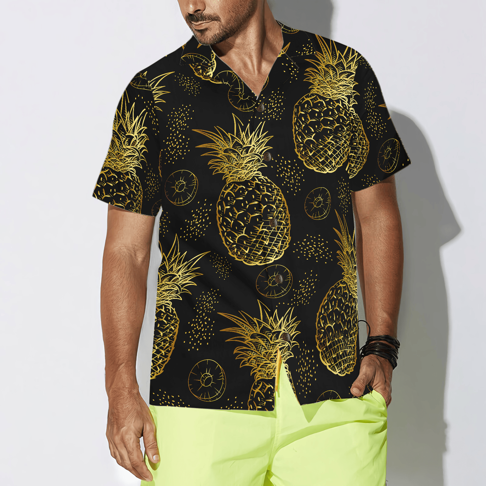 Pineapple Pattern V11 Hawaiian Shirt