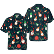 Hyperfavor Christmas Hawaiian Shirts, Christmas Gnome Pattern Shirt Short Sleeve, Christmas Shirt Idea Gift For Men And Women