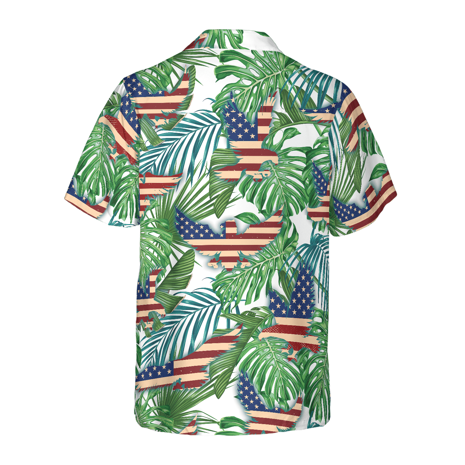 Tropical American Eagle Shirt For Men Hawaiian Shirt