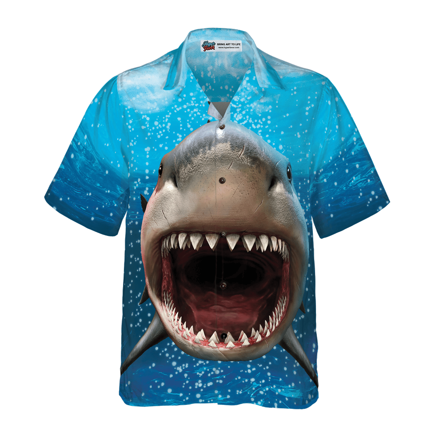 Shark Mouth 01 Hawaiian Shirt