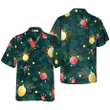 Hyperfavor Christmas Hawaiian Shirts, Christmas Ball Ornaments Pattern Shirt Short Sleeve, Christmas Shirt Idea Gift For Men And Women