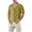Hand Drawn Doodle Corn Cobs Hawaiian Shirt, Corn Shirt Button Up, Hawaiian Shirt With Corn