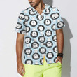 Cute Lion On Blue Hawaiian Shirt, Button Up Lion Shirt For Men & Women, Lion Hawaiian Shirt Lion Gift Idea