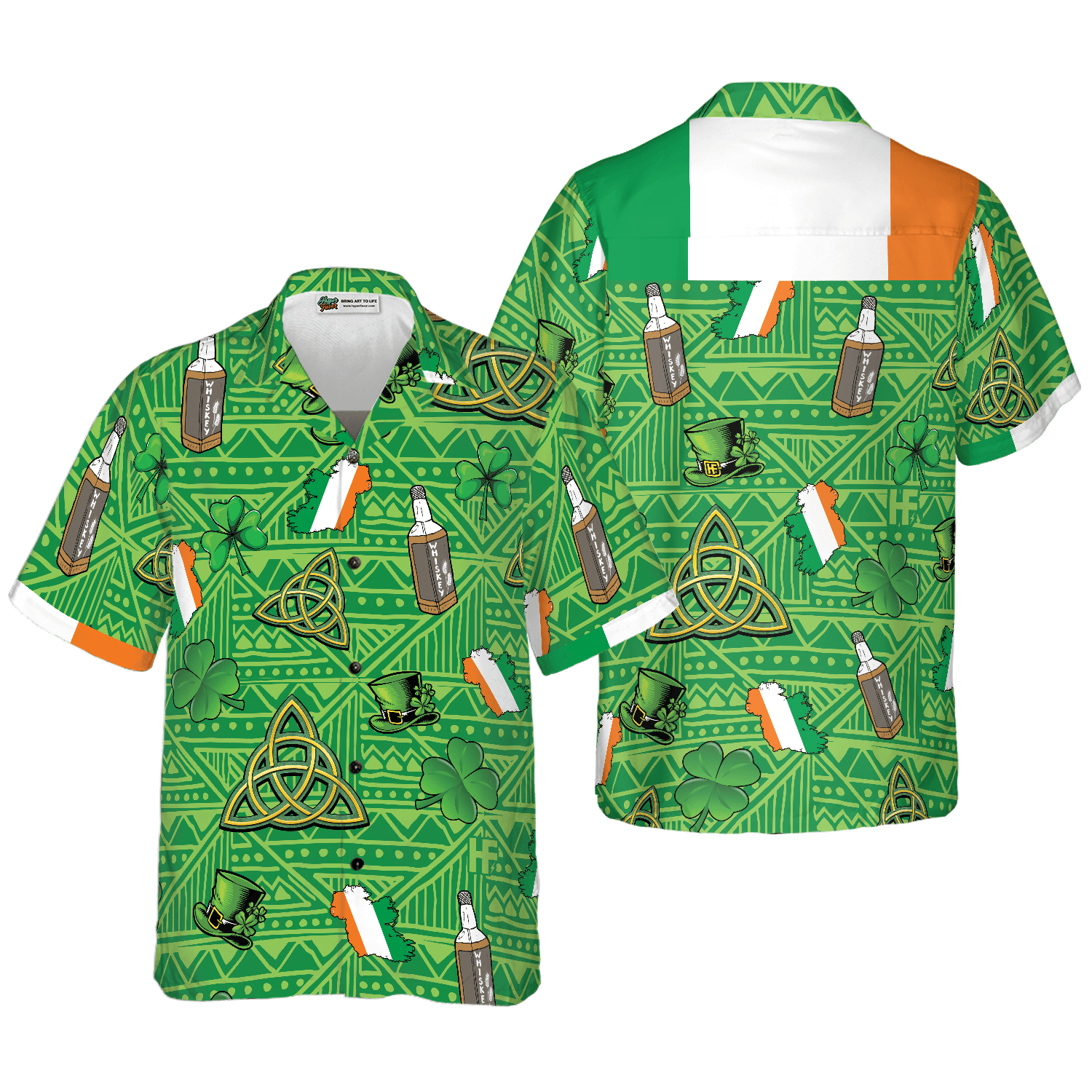 Irish People Proud Saint Patrick's Day Hawaiian Shirt