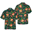 Hyperfavor Christmas Hawaiian Shirts, The Christmas Elf With Dark Green Pattern Shirt Short Sleeve, Christmas Shirt Idea Gift For Men And Women