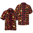 Hyperfavor Christmas Hawaiian Shirts, Merry Christmas Red Plaid Pattern Shirt Short Sleeve, Christmas Shirt Idea Gift For Men And Women