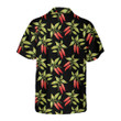 Bushes Of Red Chili Peppers Hawaiian Shirt, Funny Red Pepper Shirt For Men, Red Hot Chilli Shirt
