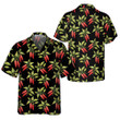 Bushes Of Red Chili Peppers Hawaiian Shirt, Funny Red Pepper Shirt For Men, Red Hot Chilli Shirt