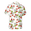 Beautiful Strawberry Seamless Pattern Hawaiian Shirt, Strawberry Shirt For Men & Women, Strawberry Print Shirt