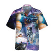 Outer Space Hawaiian Shirt, Space Themed Shirt, Planet Button Up Shirt For Adults
