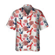 Lobster And Marine Pattern Hawaiian Shirt, Unique Lobster Shirt, Lobster Print Shirt For Adults