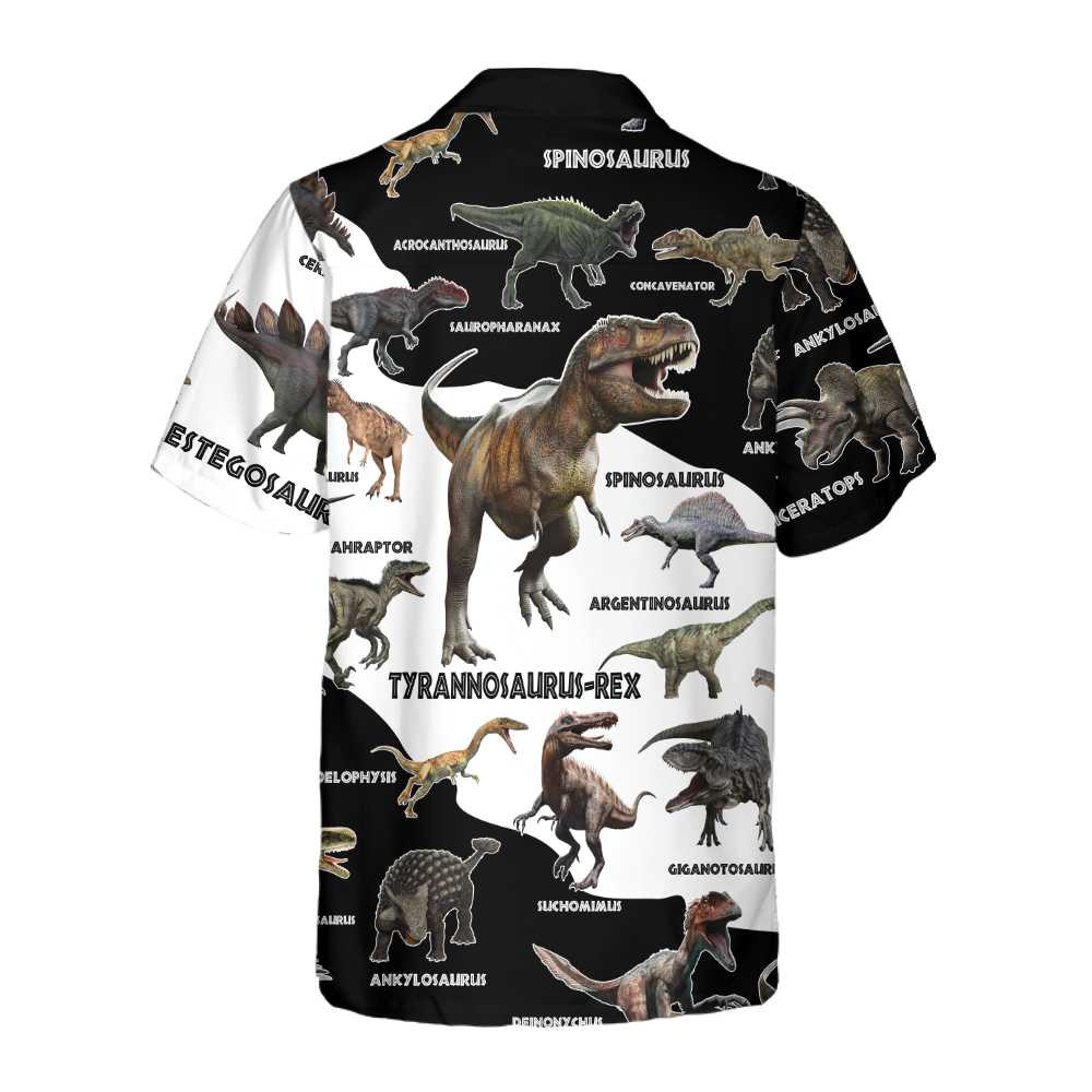 3D Dinosaur Hawaiian Shirt, Funny Dinosaur Shirt, Cool Printed Dino Shirt For Adults