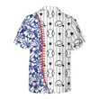 Baseball Tropical Pattern Baseball Hawaiian Shirt, Button Up Baseball Shirt For Men & Women, Cool Baseball Gift