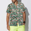 Rescue Helicopter Seamless Pattern Hawaiian Shirt, Tropical Helicopter Shirt For Men