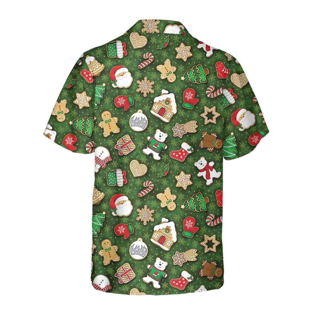 Christmas All Over Cookies Hawaiian Shirt, Funny Christmas Shirt, Best Christmas Gift