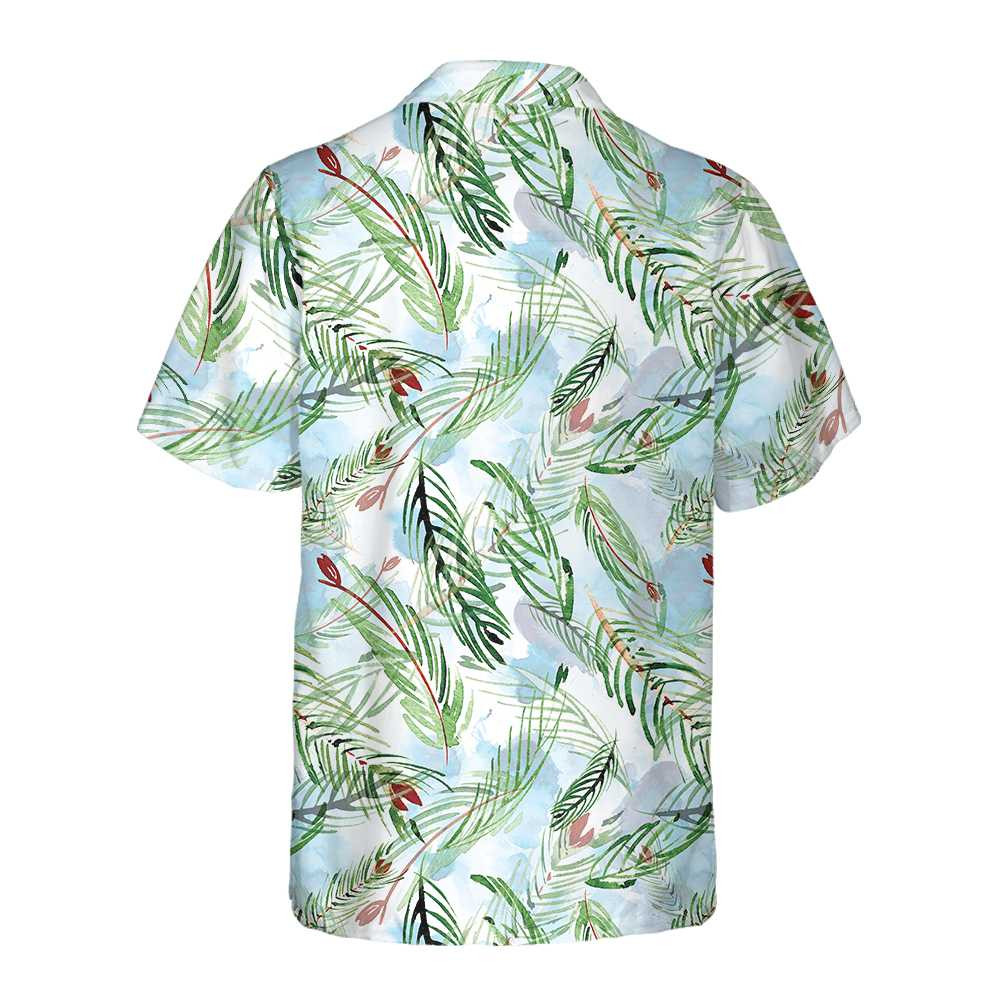 Corgi With Christmas Fir Branches Pattern Hawaiian Shirt, Corgi Christmas Shirt, Best Christmas Gift Idea
