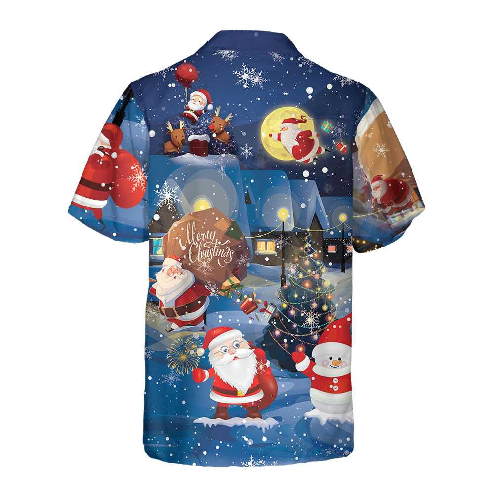 Merry Christmas Santa & Gifts Hawaiian Shirt, Funny Santa Claus Shirt, Best Gift For Christmas