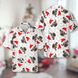 Pug Dog In Santa Hat Hawaiian Shirt, Funny Dog Christmas Shirt, Christmas Gift For Pug Lovers