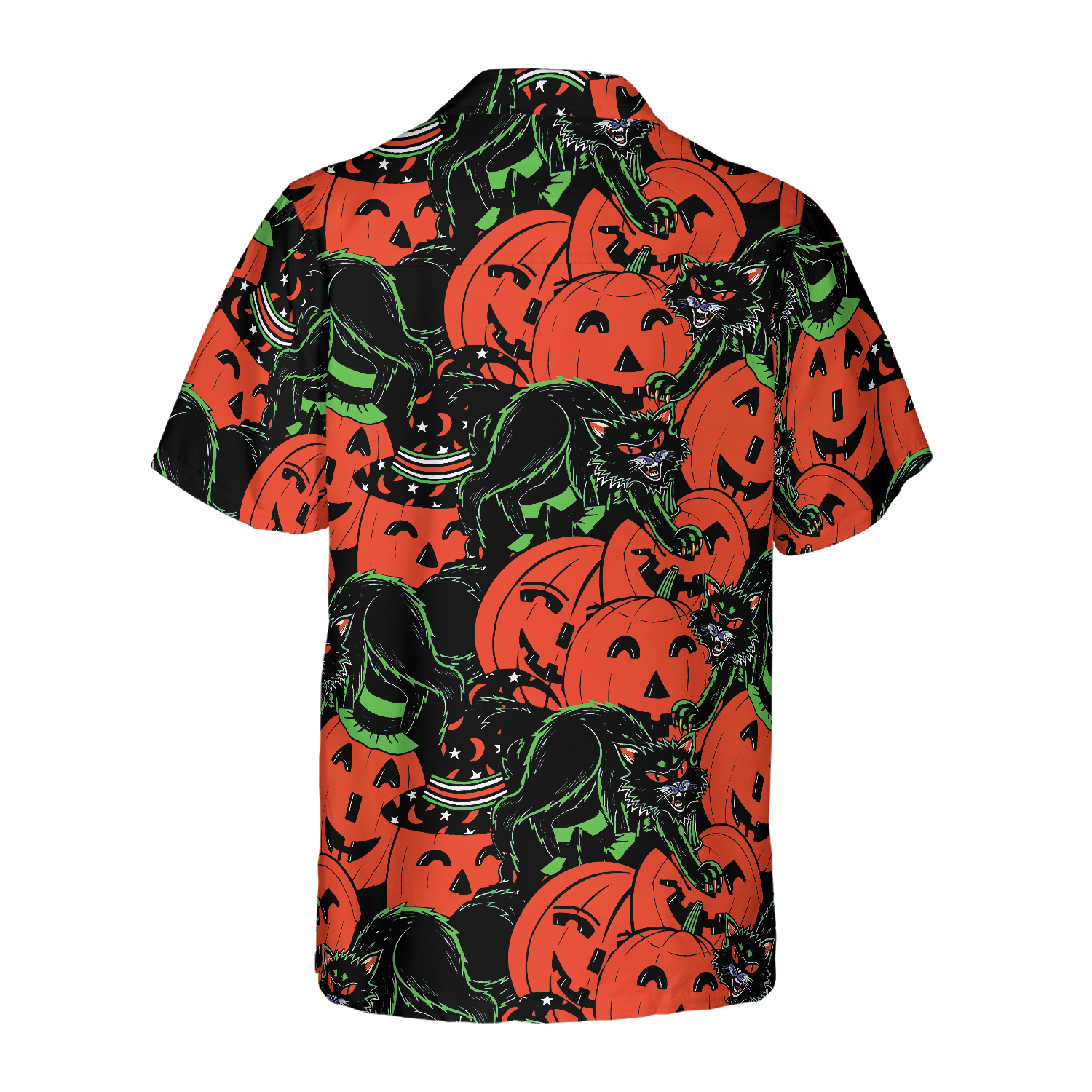 Halloween Horror Queen Cat Halloween Hawaiian Shirt, Halloween Shirt For Men And Women