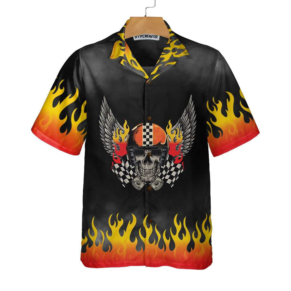 Two Wheels Forever Motorcycle Hawaiian Shirt, Best Gift For Bikers