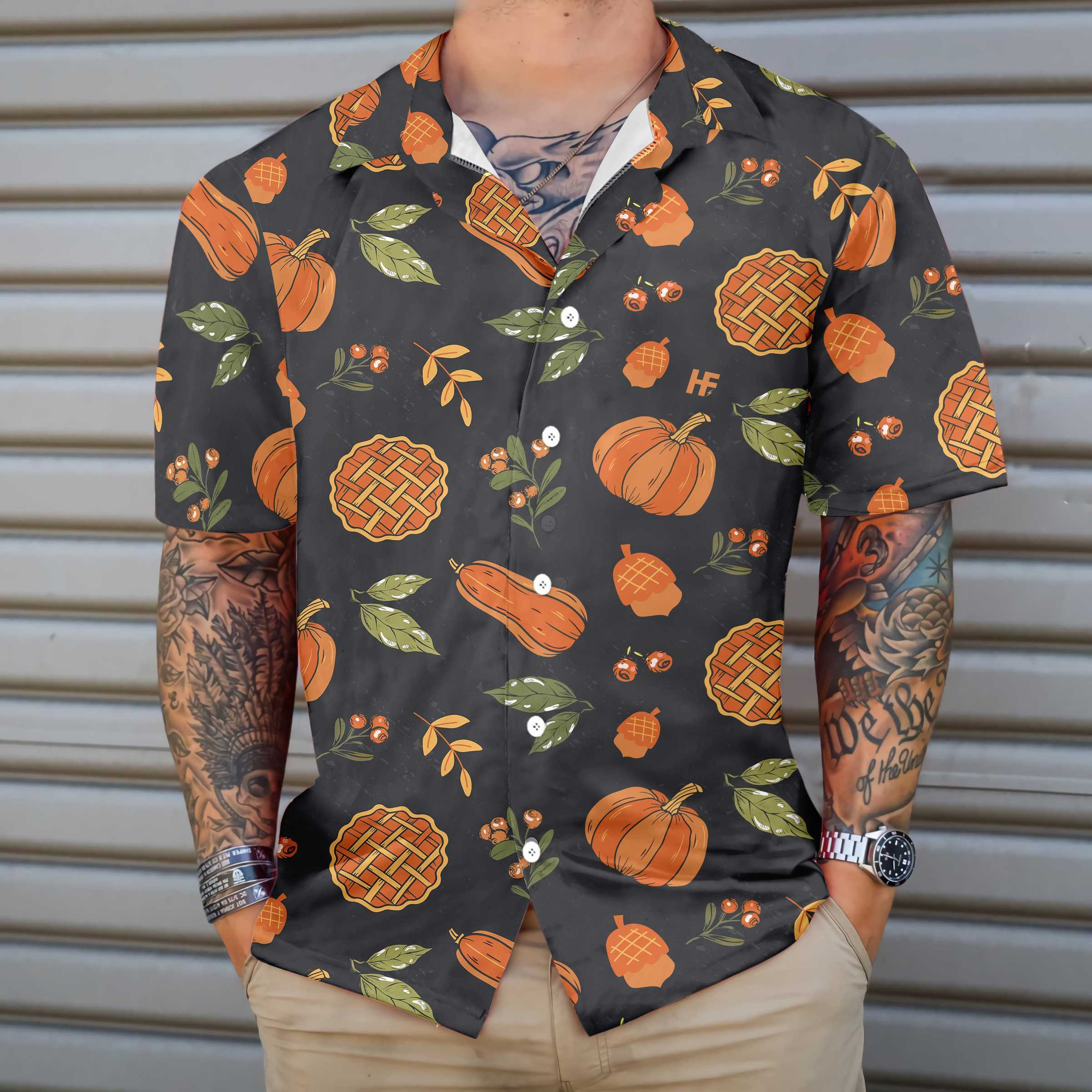 Thanksgiving Food Hawaiian Shirt, Funny Thanksgiving Shirt, Best Gift For Thanksgiving Day