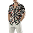 Darts Icon Game Pattern Hawaiian Shirt