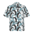 Penguin Seamless Pattern Shirt For Men Hawaiian Shirt
