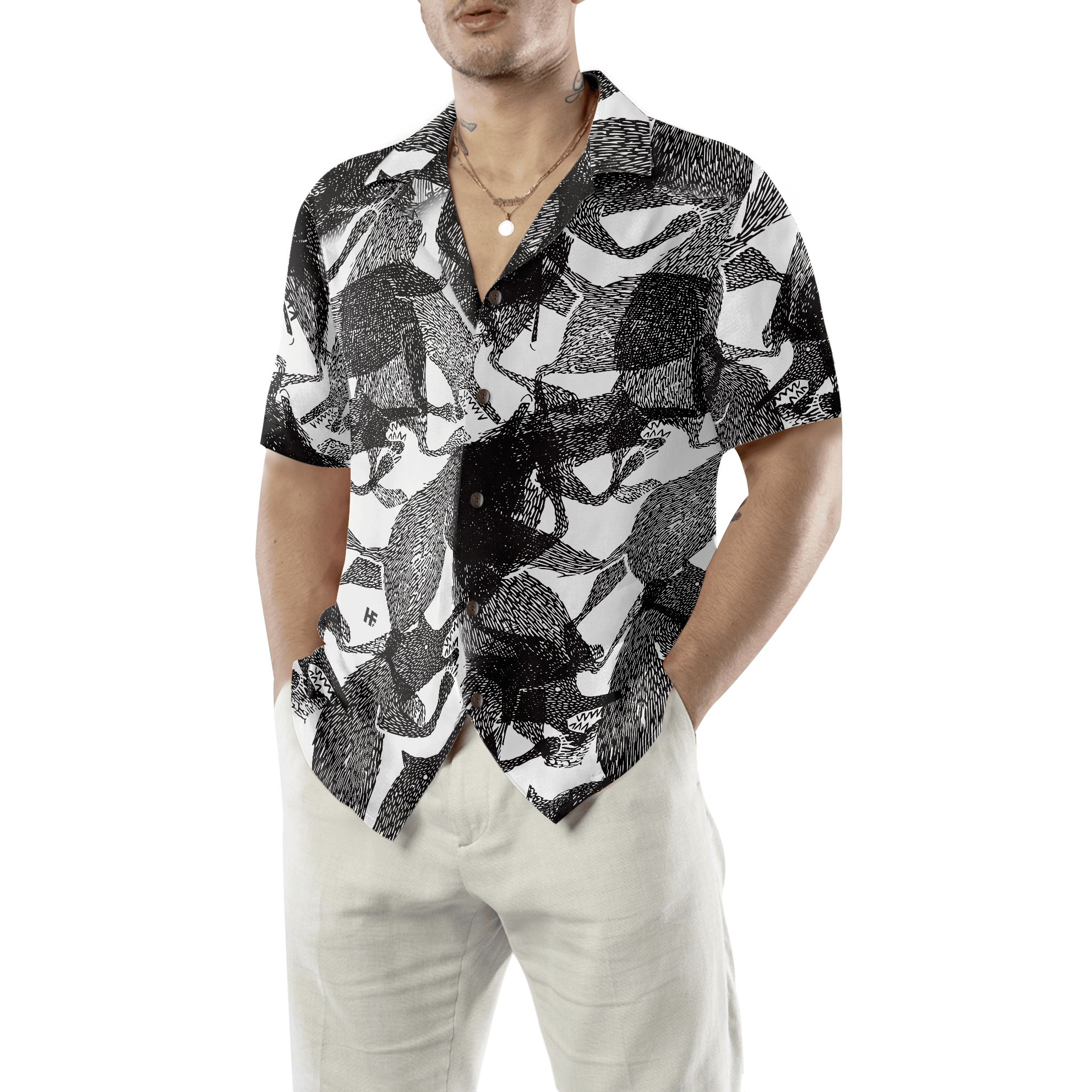 Big Bad Wolf Hawaiian Shirt