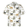 Smiling Corgi Shirt For Men Hawaiian Shirt