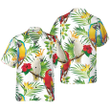 Cockatoo In The Tropical Forest Parrot Shirt Hawaiian Shirt