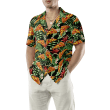 Funky Tropical Pizza Shirt For Men Hawaiian Shirt