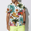 Corgi On The Beach Shirt For Men Hawaiian Shirt