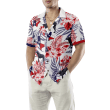 Bluebonnet Texas Hawaiian Shirt Blue Lacy Dog Version, Button Down Floral and Flag Texas Shirt, Proud Texas Shirt For Men
