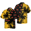 Black & Yellow Chicago Hawaiian Shirt