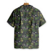 Alien And Spider In Night Tropical Forest Hawaiian Shirt