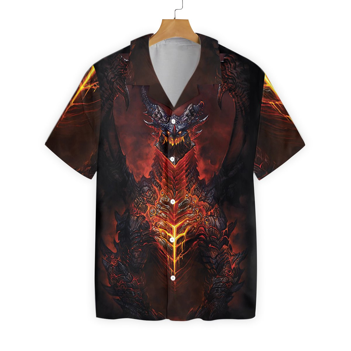 Volcanic Dragon Chest Hawaiian Shirt | HW1625