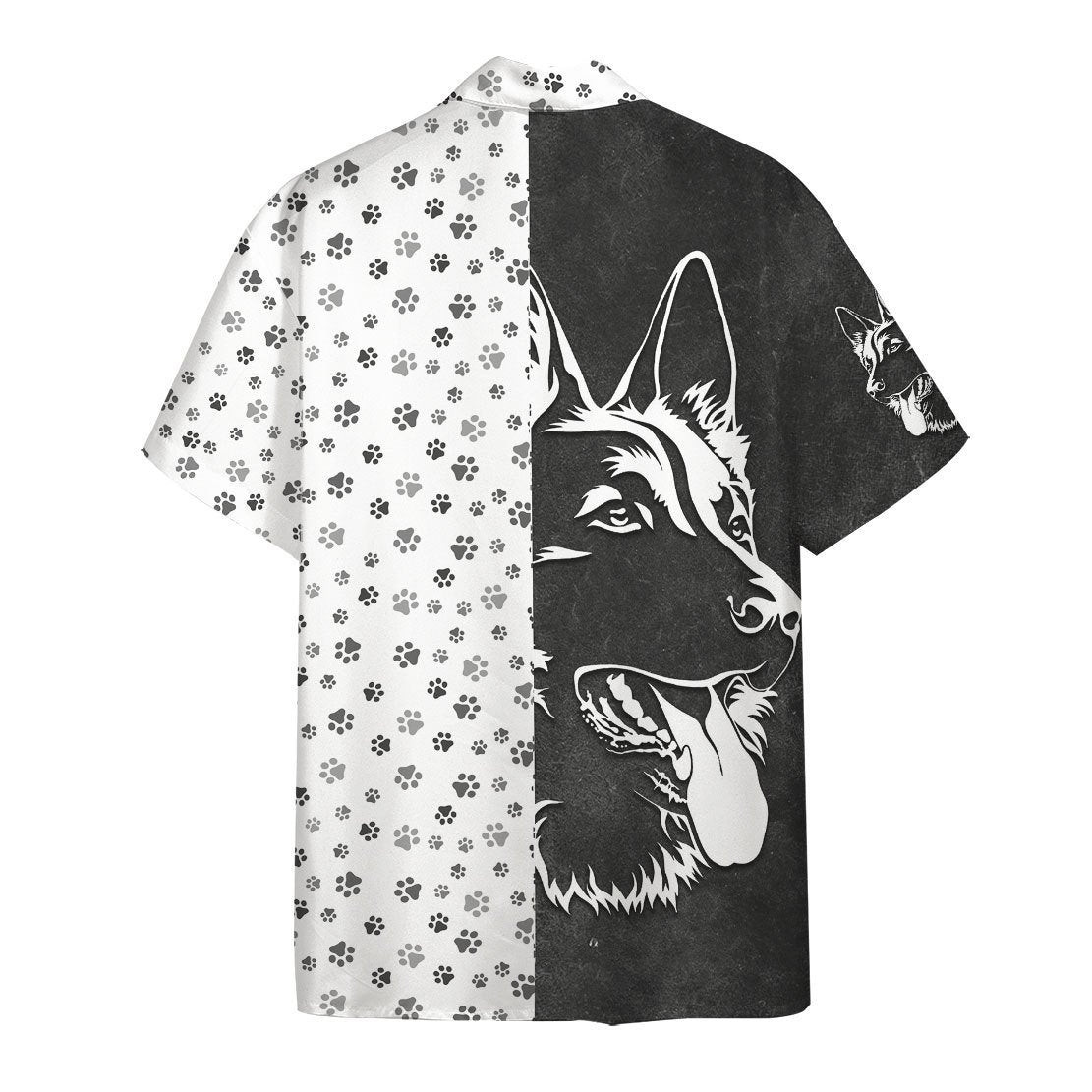 Foot Print Dogs Hawaiian Shirt | HW1536