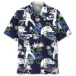 Cricket Blue Nature Hawaiian Shirt | HW1404
