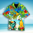 Colorful Parrot Tropical Beach Hawaiian Shirt | HW1275