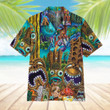 Tiki At Jungle Night Hawaiian Shirt | HW1440