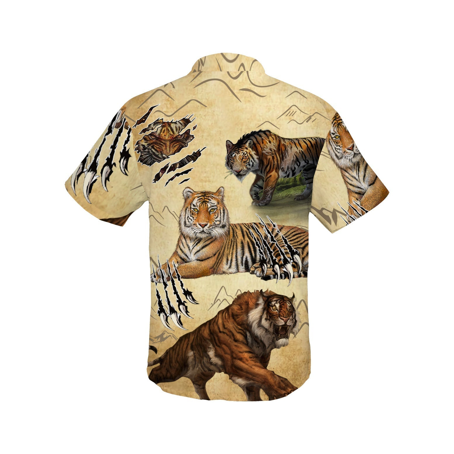 Tiger Claw Hawaiian Shirt | HW1410