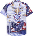 Eagle American Flag Hawaiian Shirt | HW1262